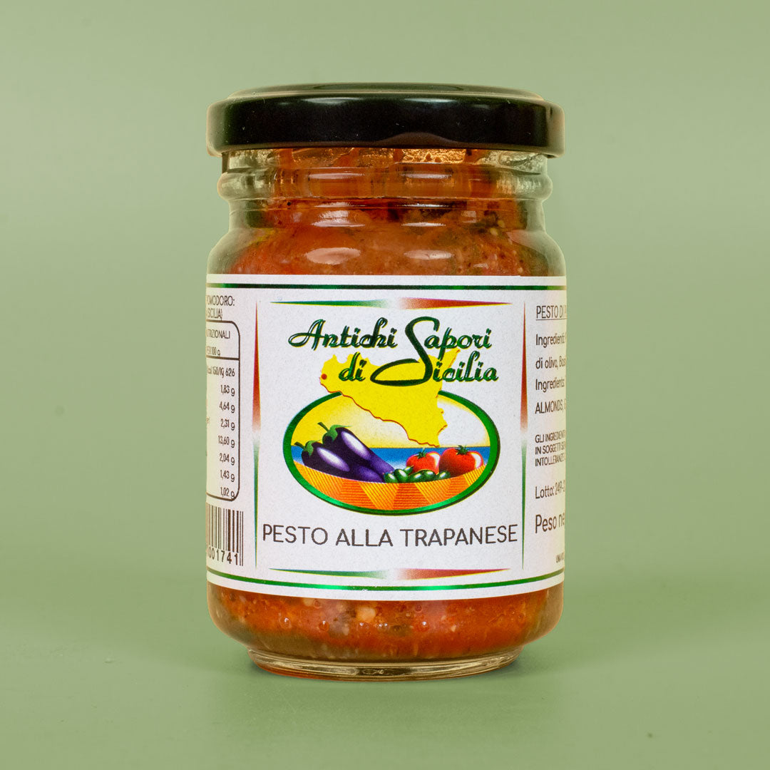 Pesto alla Trapanese, Sugo per Pasta, Perfetto con le Busiate Antichi