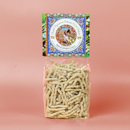 Pasta Siciliana (Busiata Trapanese) al Pistacchio