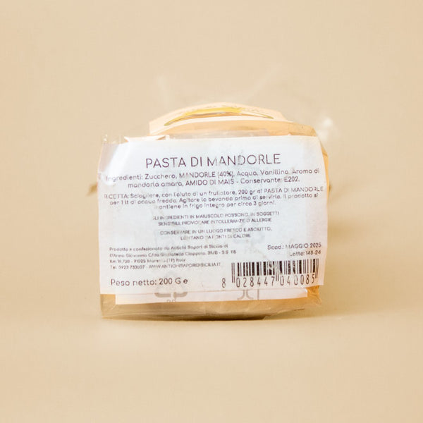 Panetto di Pasta di Mandorle 200 G