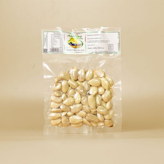 Mandorle Siciliane (Pelate e Sgusciate) 100 G