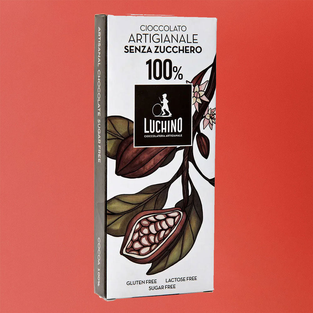 Cioccolato Artigianale di Modica IGP Senza Zucchero 80 G